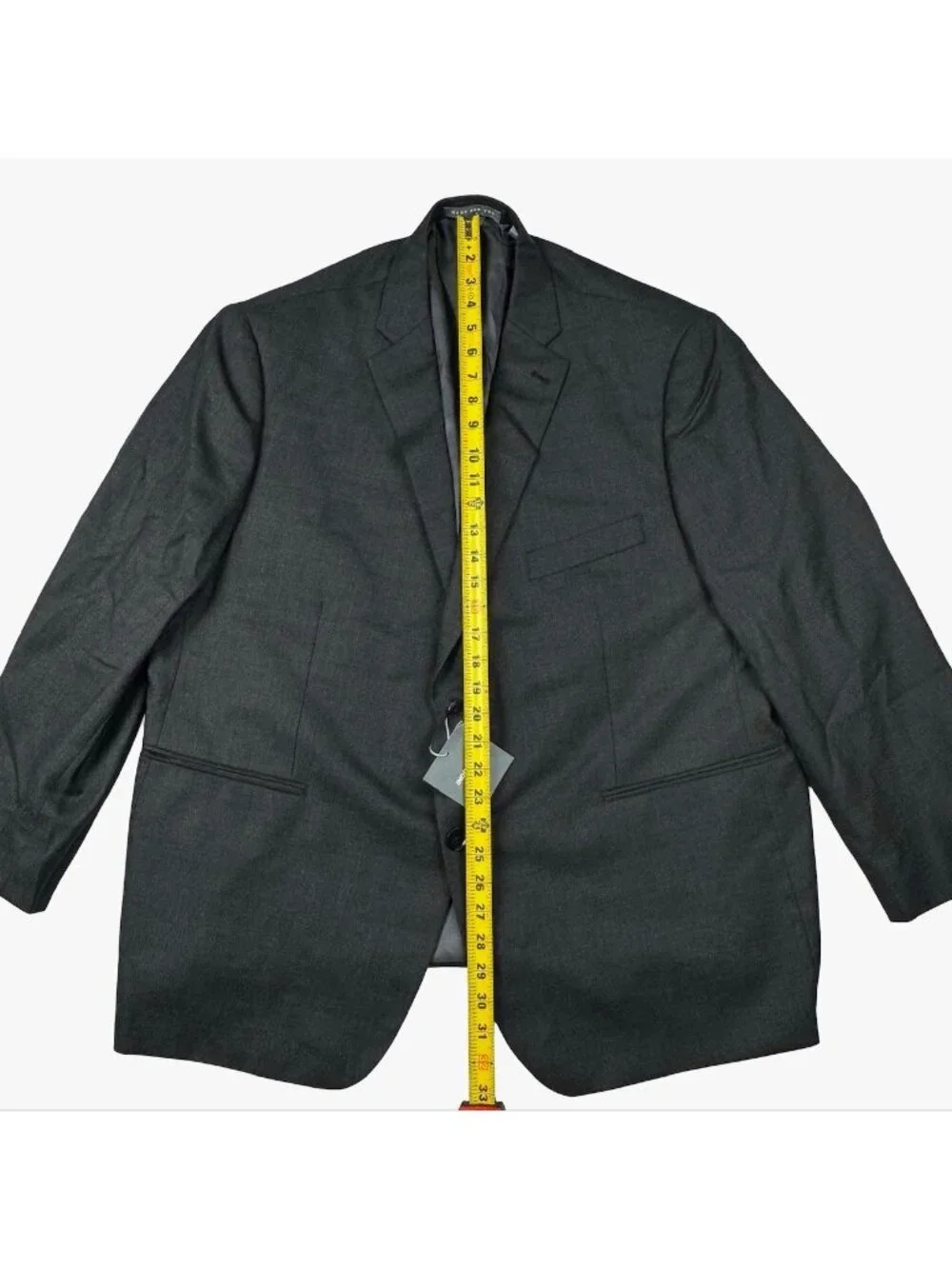 NEW IndoChino Custom Bespoke Men's 100% Wool 2-Button Blazer Gray • 50R